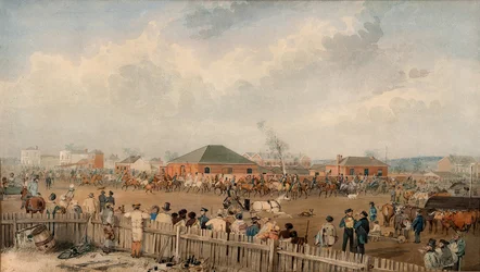 Sturts Überlandexpedition verlässt Adelaide, 10. August 1844