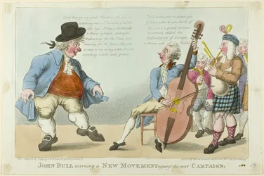John Bull lernt eine neue Bewegung