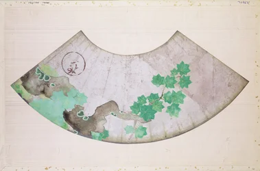 Fächer mit Ahorn-Design