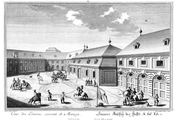 Ansicht des Marstallhofs