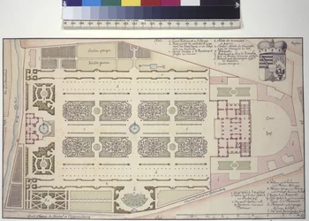 Ganzseitig: Liechtenstein Gartenpalais - Grundriss