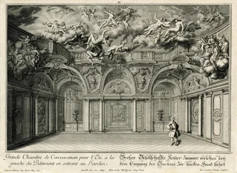 Großes Gesellschaftszimmer im Westflügel