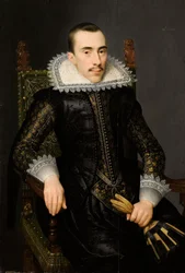 Porträt eines Mannes, möglicherweise Walterus Fourmenois (1596-1653)