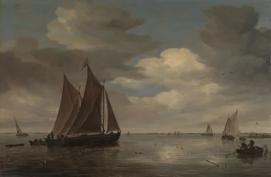 Fischerboote auf einem Fluss