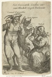 Karikatur von Cromwell, ca. 1652-1654