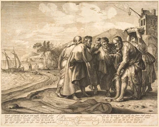St. Peter findet das Tributgeld in einem Fisch