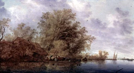 Bewaldete Flusslandschaft