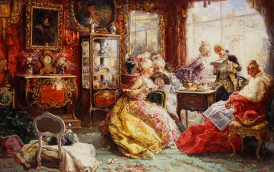 Ein Nachmittag im Salon, 1902