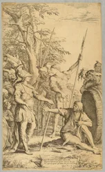 Alexander besucht Diogenes