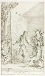 Alexander im Atelier von Apelles