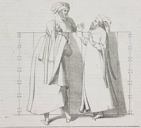 Florentiner Handwerker des 16. Jahrhunderts, Florenz, Toskana, Italien, Lithographie von Salvatore Puglia aus Poliorama Pittoresco, Nr. 28, 15. Februar