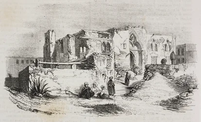 Haus, in dem Ludwig IX. in Mansura, Ägypten, gefangen gehalten wurde