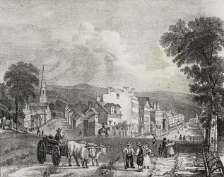 Ansicht von Utica, Vereinigte Staaten von Amerika