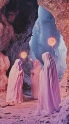 Mystische Höhlenfiguren