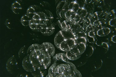 Funkelnde Discokugeln
