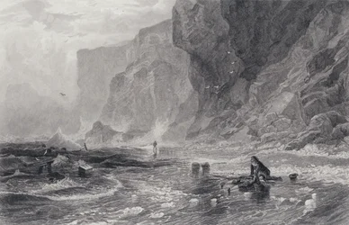 Illustration für Der Pirat von Sir Walter Scott