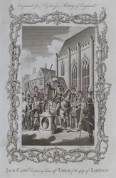 Jack Cade erklärt sich zum Herrn der Stadt London