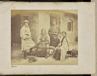 Darjeeling; Gruppe von Bhutias