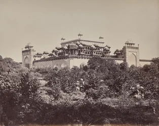 Secundra bei Agra. Das Mausoleum Kaiser Akbars
