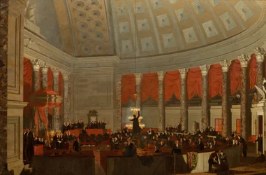 Das Repräsentantenhaus, um 1822