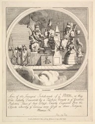 Einige der Hauptbewohner des Mondes, wie sie perfekt entdeckt wurden von..., 1. Mai 1788