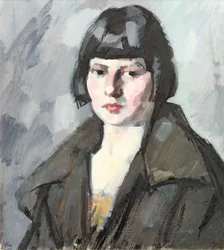Kopf eines jungen Mädchens, um 1920