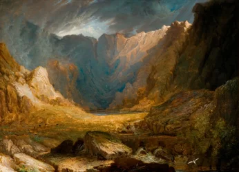 Llyn Idwal, Nordwales, 1810-1850