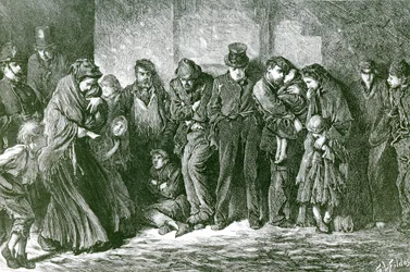 Obdachlos und hungrig