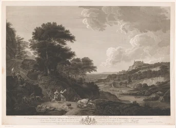 Landschaft mit tanzenden Hirten