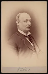Porträt von J.H. Sims, zwischen 1876 und 1880