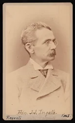 Porträt von John James Ingalls 1833-1900, zwischen 1876 und 1880