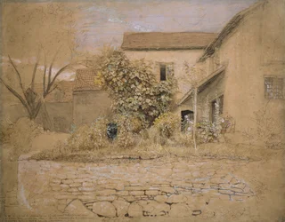 Ein Haus und Garten in Tintern, 1835