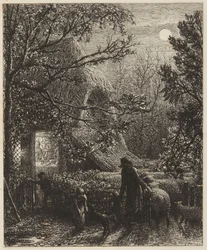 Weihnachten oder Das Einstallen des letzten Schafes