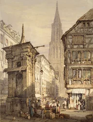 Ansicht von Straßburg, 1822