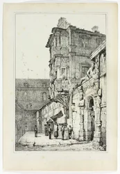 Altes Palais, Bamberg, aus Faksimiles von Skizzen aus Flandern und Deutschland