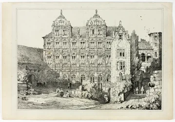 Teil des Schlosses in Heidelberg