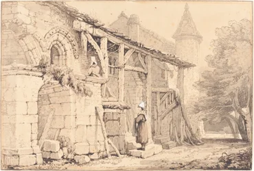 Szene in Jumièges