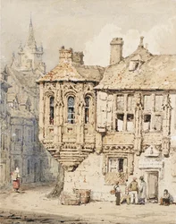 Straßenszene in Rouen