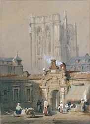 Der alte Turm, Kölner Dom, frühes 19. Jahrhundert