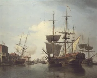 Kohleschiff auf der Themse bei Deptford