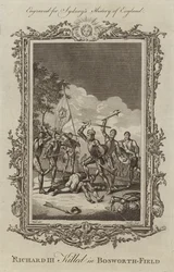 König Richard III. getötet in der Schlacht von Bosworth