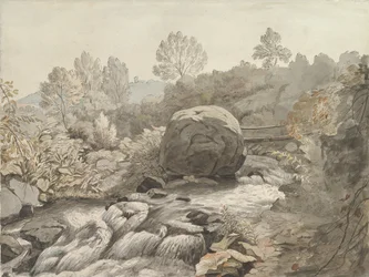 Ein felsiger Bach, Italien, ca. 1786-1791