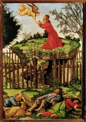Christus betet im Garten Gethsemane