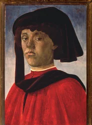 Porträt eines jungen Mannes mit Barett