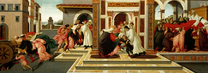 Das letzte Wunder und der Tod des heiligen Zenobius, ca. 1500