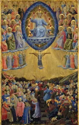 Das Jüngste Gericht Flügelaltar, Zentrales Panel, Frühes 15. Jahrhundert
