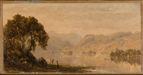 Rydalwater, eine Skizze 1855