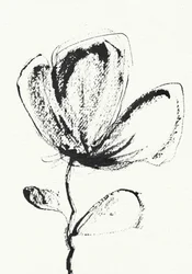Expressive Tintenblume