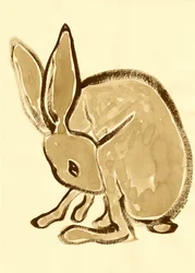 Stilles Waldkaninchen