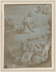 Die Agonie im Garten, um 1591